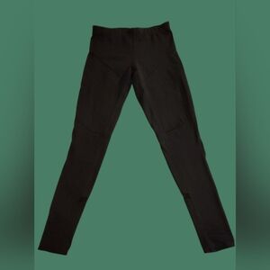 NORMA KAMALA INTERACTIVE ACTIVE MID RISE ATHLEISURE COMPRESSION LEGGINGS SZ. SM